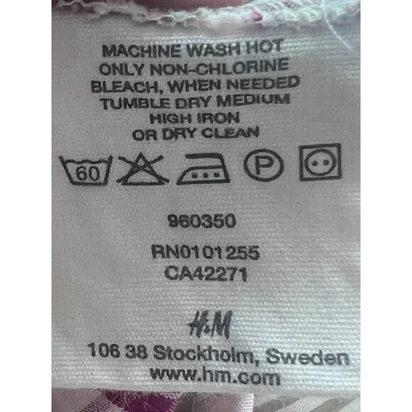 VTG H&M Plaid Crisscross Strap Empire Waist Dress| Y2K Soft Academia Cottagecore - Picture 16 of 16